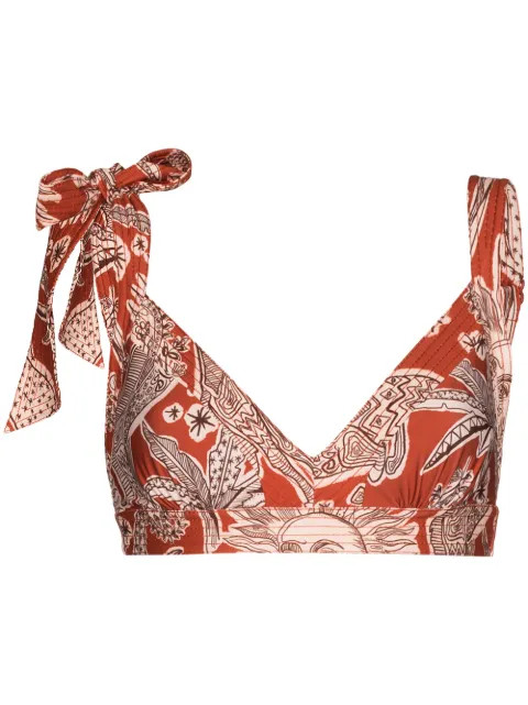 Macondo triangle-cup bikini top | Farfetch (US)