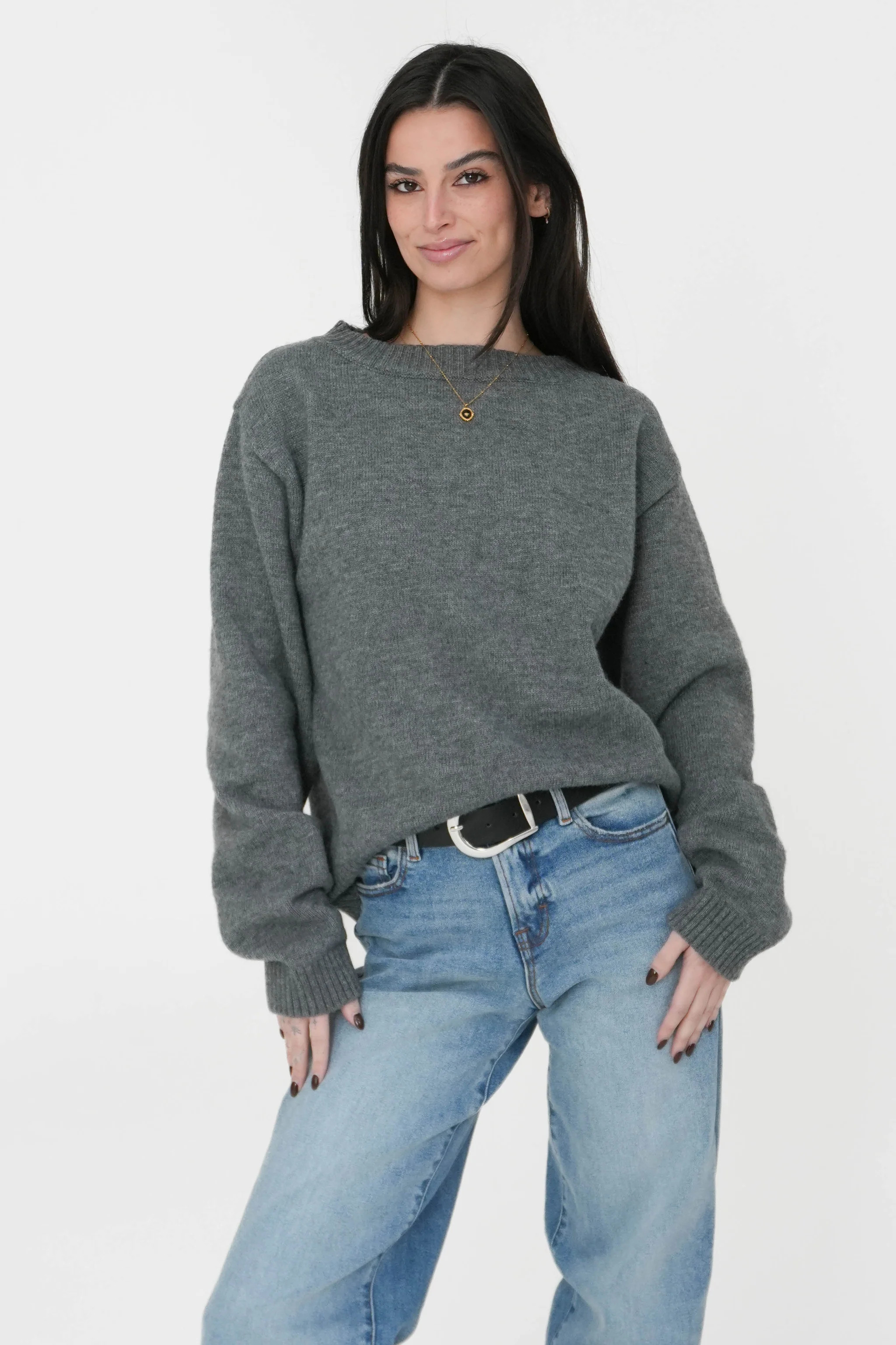 Winter Staple Sweater | Grey Bandit