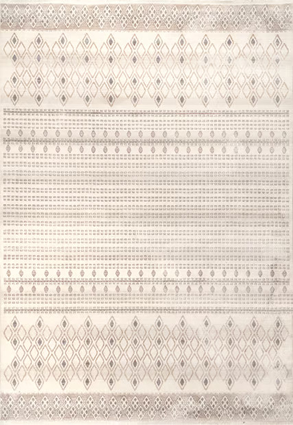 Beige Vintage Mosaic Area Rug | Rugs USA