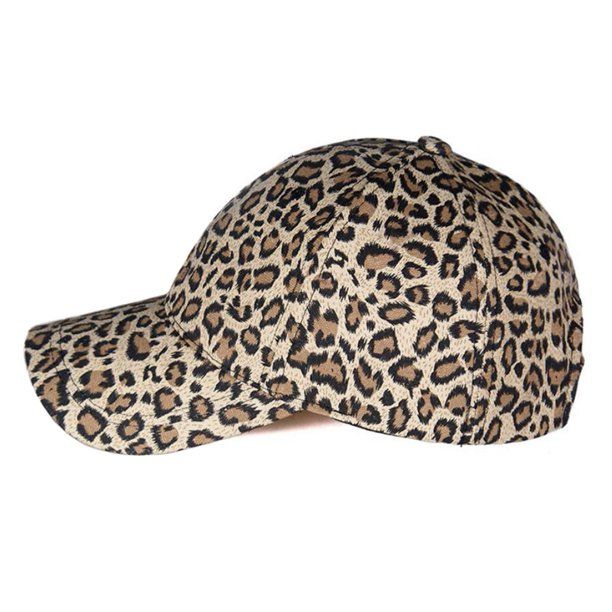 Women Leopard Print Adjustable Baseball Cap Summer Casual Snapback Hats Sun Hats | Walmart (US)