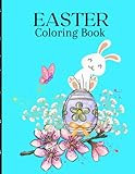 EASTER COLORING BOOK For Adults And Big Kids, Teens And Seniors.: Easter Holidays Coloring Book with Relaxing Spring, Bunnies, Easter eggs, Flowers, Basket designs. | Amazon (US)
