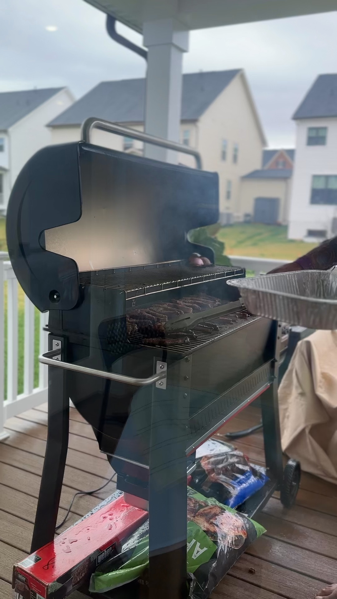 My fiancé got his dream grill and baby he has not looked back 😂🔥

We’re cooking lamb chops on the Weber Searwood XL 600 pellet grill and the flavor?? UNREAL. This pellet grill does everything—smoking, searing, roasting—and the temperature control is next level (180°–600°). Perfect sear, juicy inside, every single time.

If you’re looking for the best pellet grill for backyard cooking, summer grilling, or leveling up your home chef era… THIS is it.

Now excuse me while I enjoy these lamb chops and stay out of his way because apparently he’s a grill master now 😭😂

#webergrill #pelletgrill #lambchops #grillingseason #backyardbbq #homechef #blackfamiliescook #grillmaster #summergrilling #cookwithme

#LTKHome #LTKfoodie #LTKSeasonal