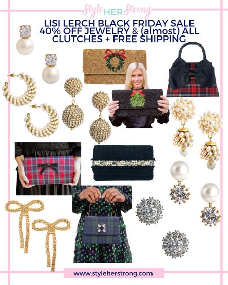 40% off all jewelry and holiday clutches plus free shipping at Lisi Lerch 

#LTKGiftGuide #LTKHoliday #LTKCyberWeek