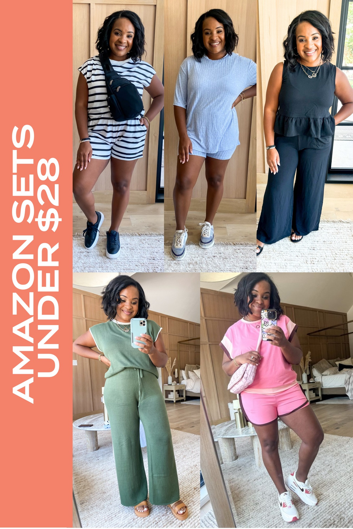 Amazon sets under $28! 

#LTKMidsize #LTKSaleAlert #LTKFindsUnder50