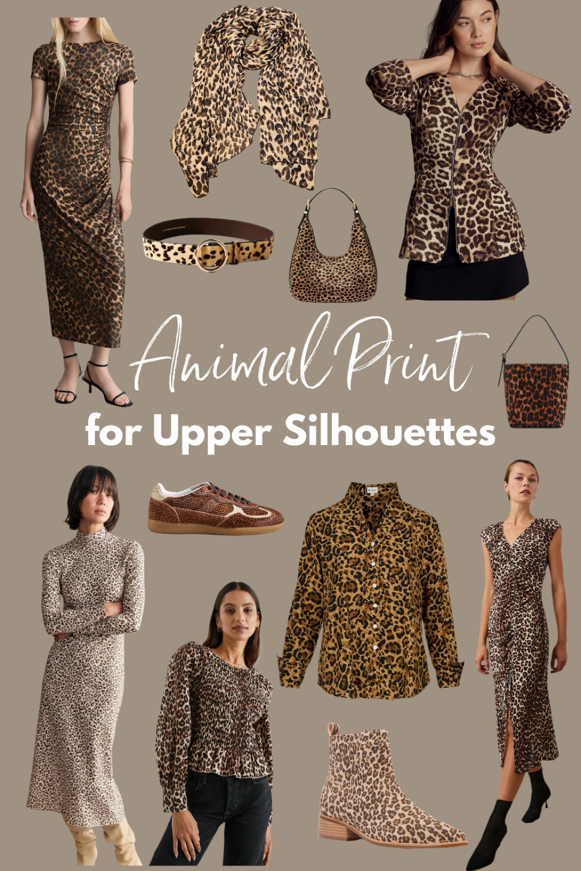 Enjoy the Animal print in the best styles for you, if you are an Upper Silhouette! 

#LTKStyleTip #LTKGiftGuide #LTKOver40