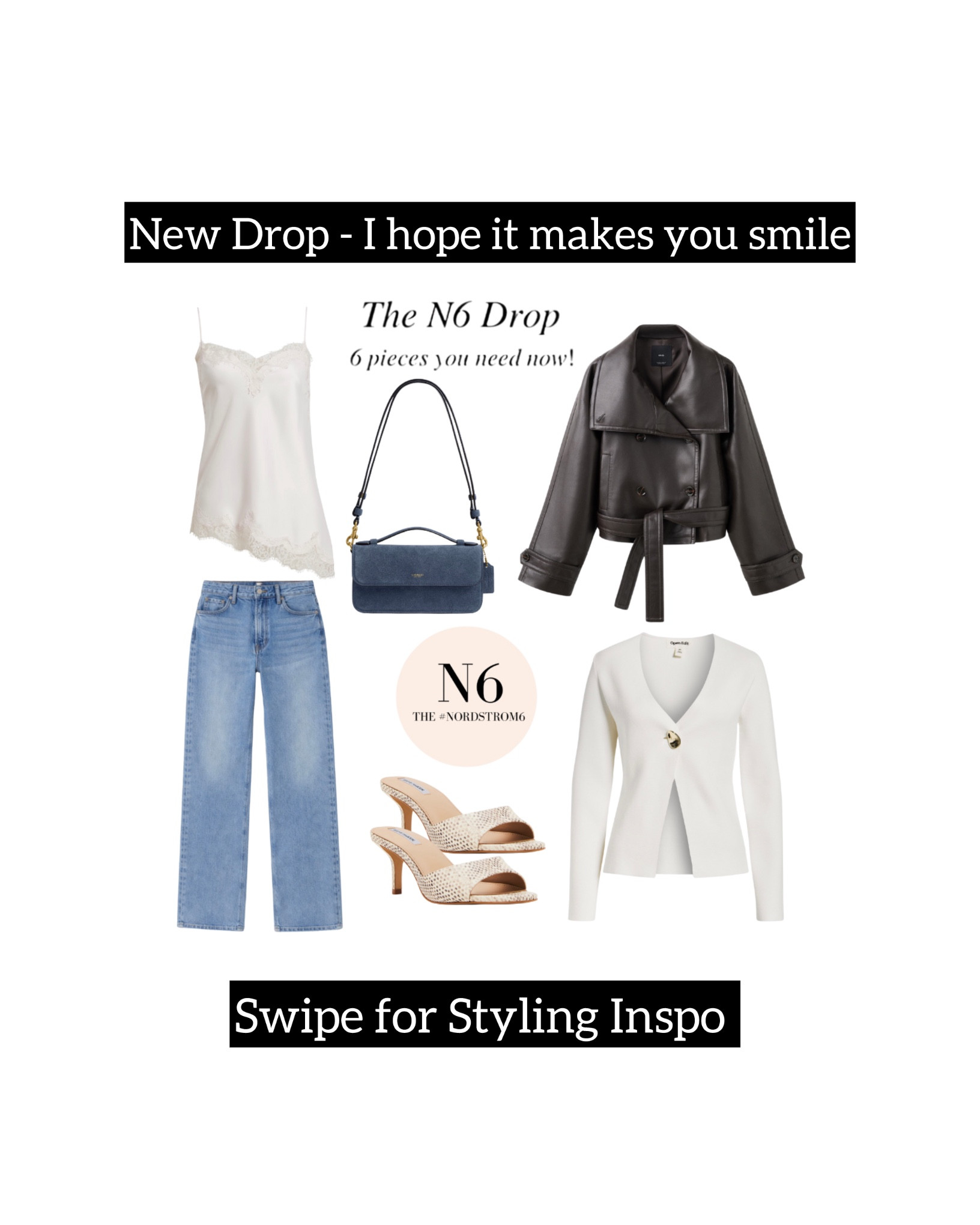 Sharing fashion and helping women get dressed is my passion. If you are scrolling today, I hope this post inspires you and makes you smile! 

6 pieces from the February N6 Drop. I love styling the pieces in different ways, and I hope you like it too. 

#LTKootd #LTKSeasonal #LTKOver40