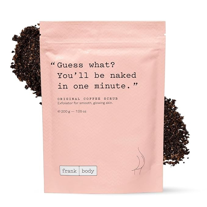 Frank Body Original Coffee Scrub, 7.05oz | Natural & Cruelty Free Exfoliating Body Scrub | Hydrat... | Amazon (US)