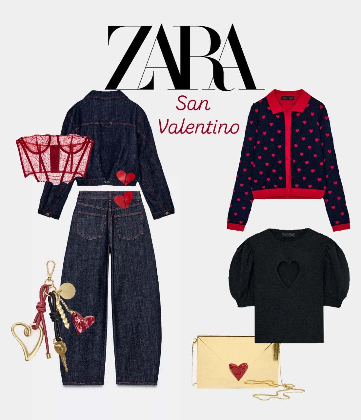 San Valentino ZARA 

#LTKitalia #LTKjeans #LTKwinter