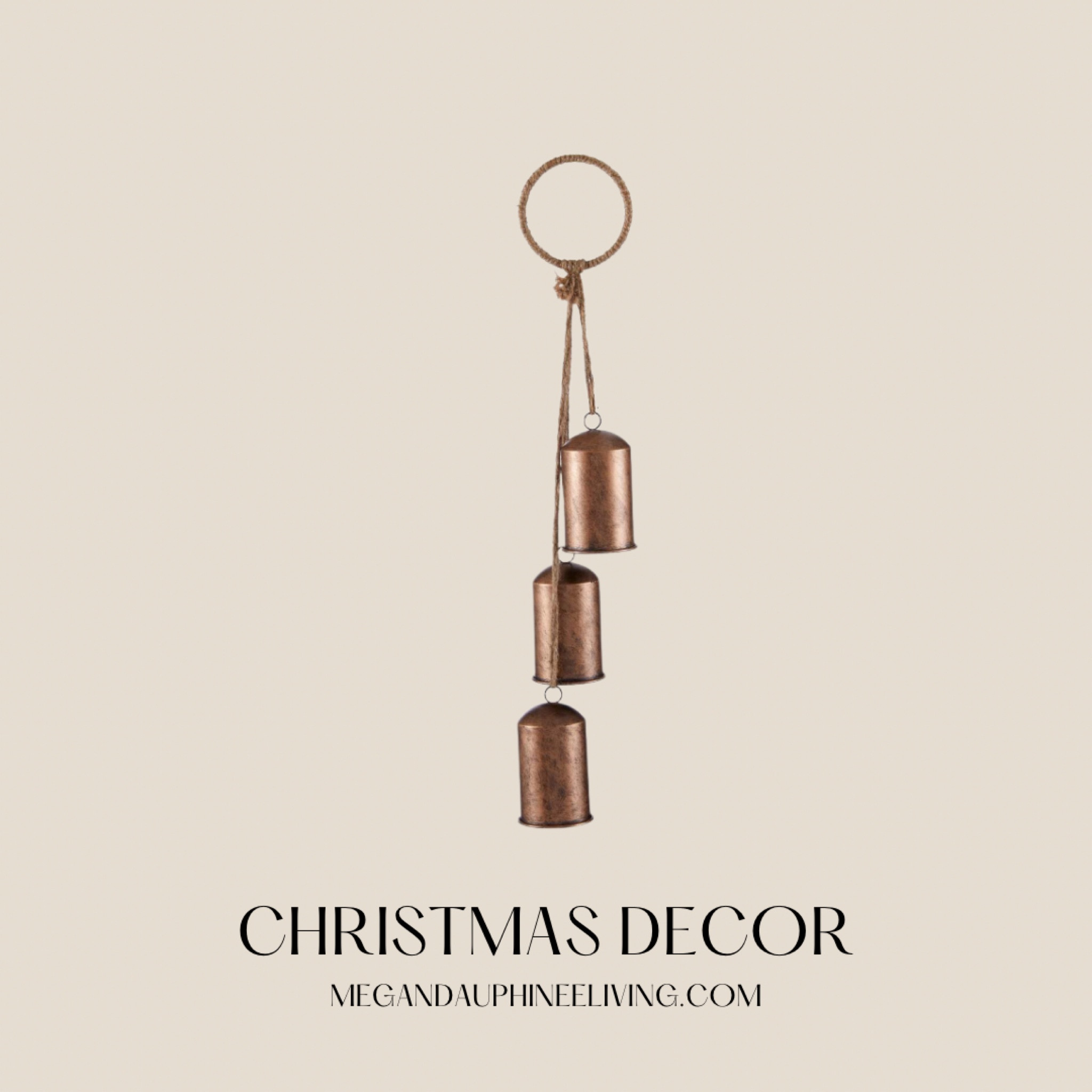 Christmas bells I recently bought from Canadian Tire

Neutral Christmas bells cow bells deals Canada 

#LTKcanada