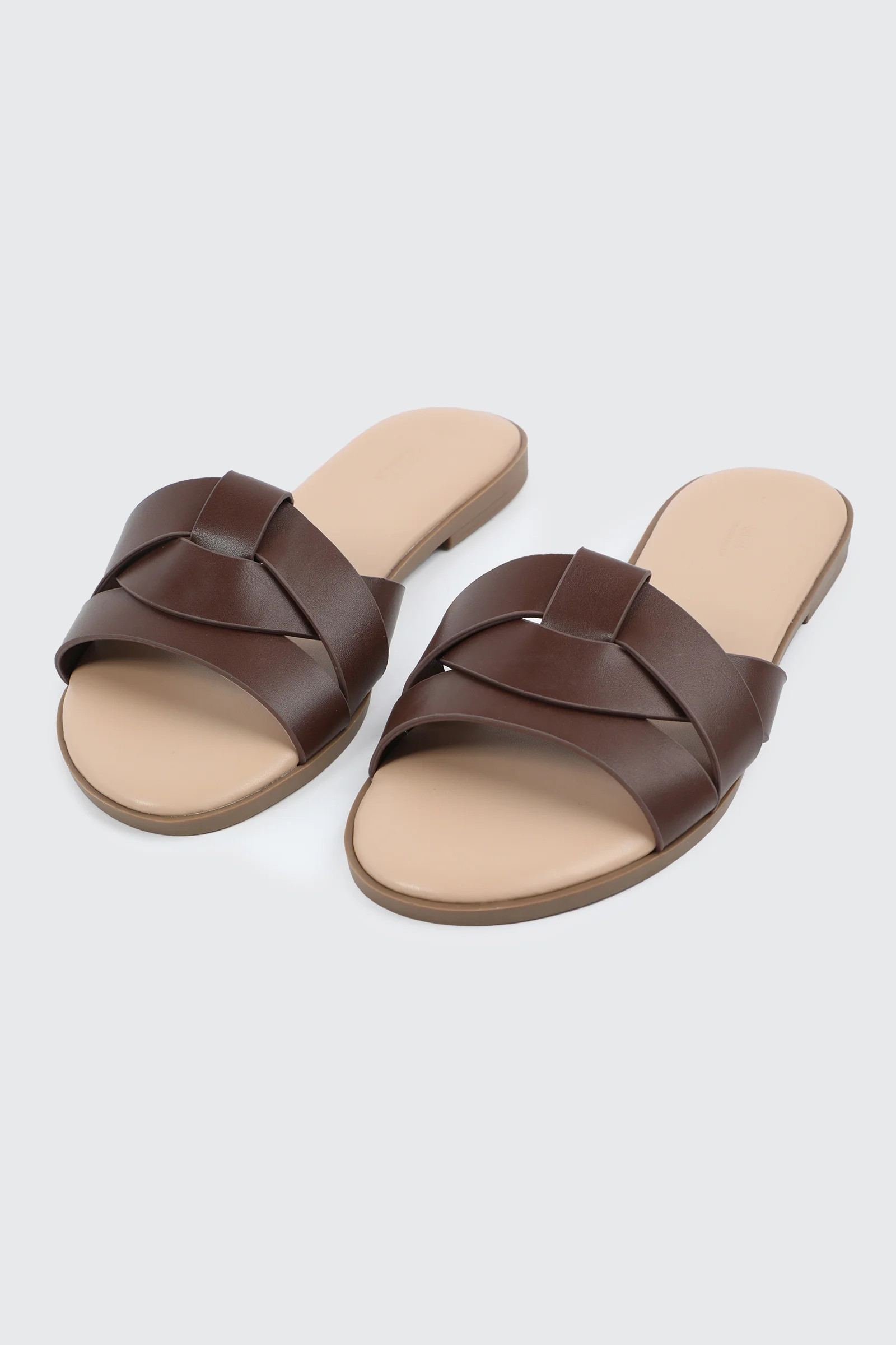 Braided Vamp Flat Sandals | Ardene