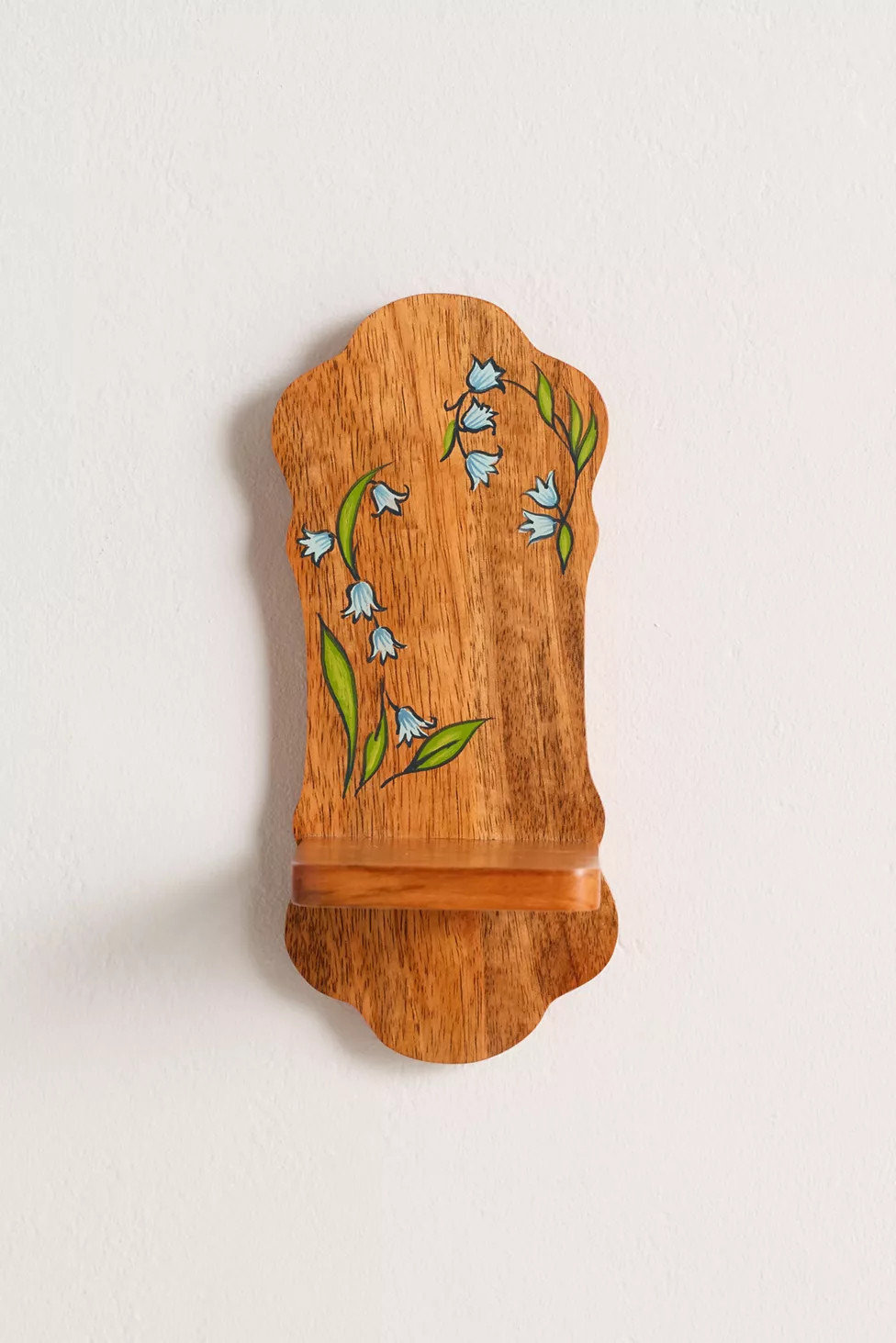 Lilah Painted Floral Wall Shelf | Urban Outfitters (US and RoW)