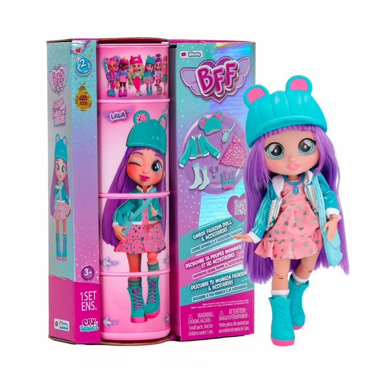 Cry Babies BFF Lala Fashion Doll with 8+ Surprises | Target