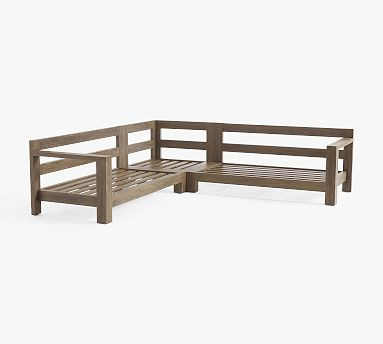 Rockport 3-Piece Outdoor Sectional Frame | Pottery Barn (US)