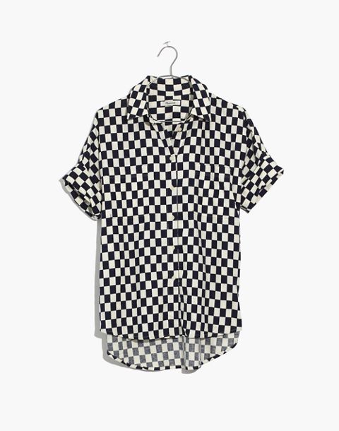 Flannel Courier Shirt in Checkerboard | Madewell