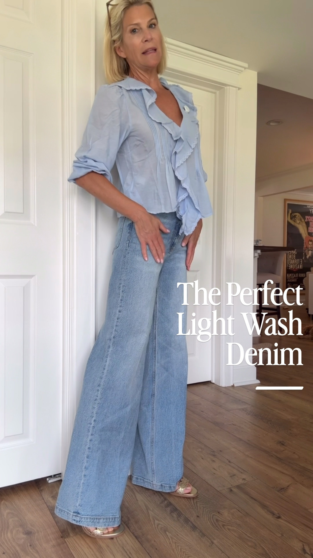 If you’ve been searching for the perfect pair of high-rise, light wash, wide-leg jeans, these Pistola jeans are the ones! They have a flattering fit, great structure, and are so easy to dress up or down for everyday wear.

👩‍💻 LTK PRO TIPS
❤️ Heart = Support my posts ;-)
🔖 Save = Get sale & restock alerts for the things you love!
📋 Lists = Keep favorites organized (List ideas: Christmas, Birthdays, and Vacations!)
📲 Share = Send lists and products to a friend (or your daughters like me).
💬 Comment = Ask me anything, and I’ll answer. ;-)

#LTKgrwm #LTKSeasonal #LTKOver40