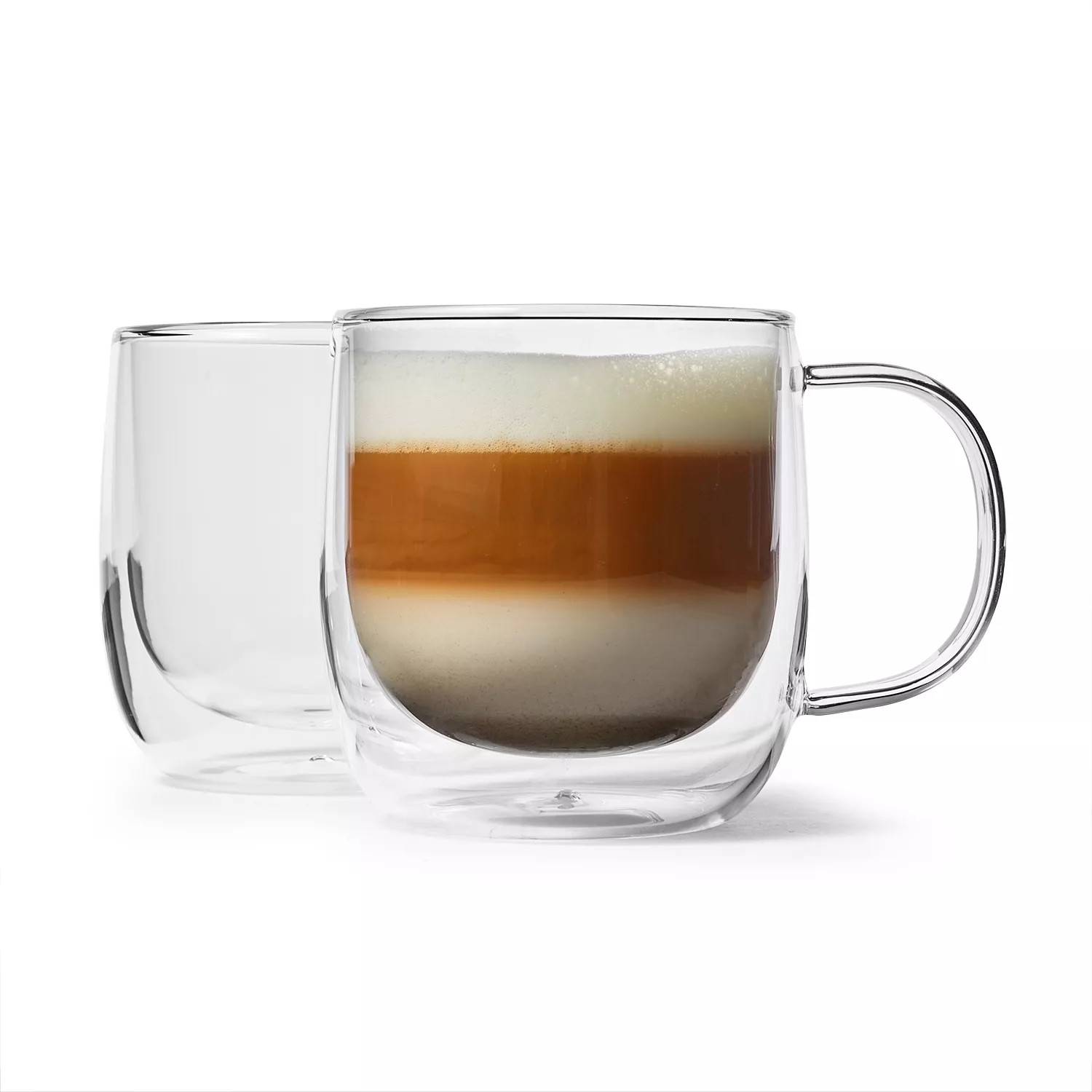 Sur La Table Double-Wall Cappuccino Glasses, Set Of 2 | Sur La Table