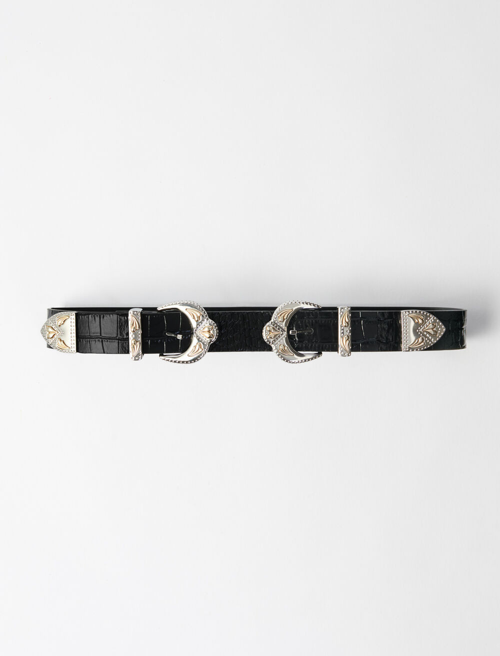 119ARIONA Ceinture double boucle western | Maje EU