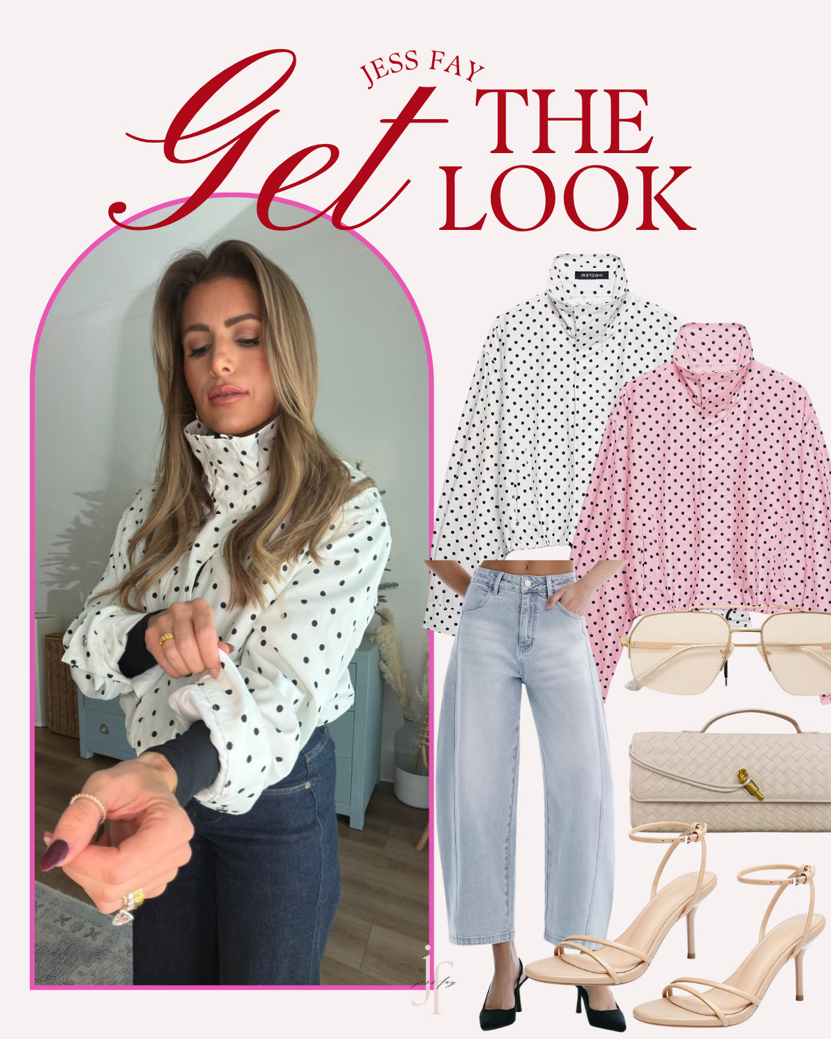 Stylish polka dot jacket with cropped jeans. Perfect for casual outings.

polka dot jacket, cropped jeans, casual outfit, spring fashion, amazon fashion, trendy jacket, comfortable jeans, jess fay. 

 #LTKPetite