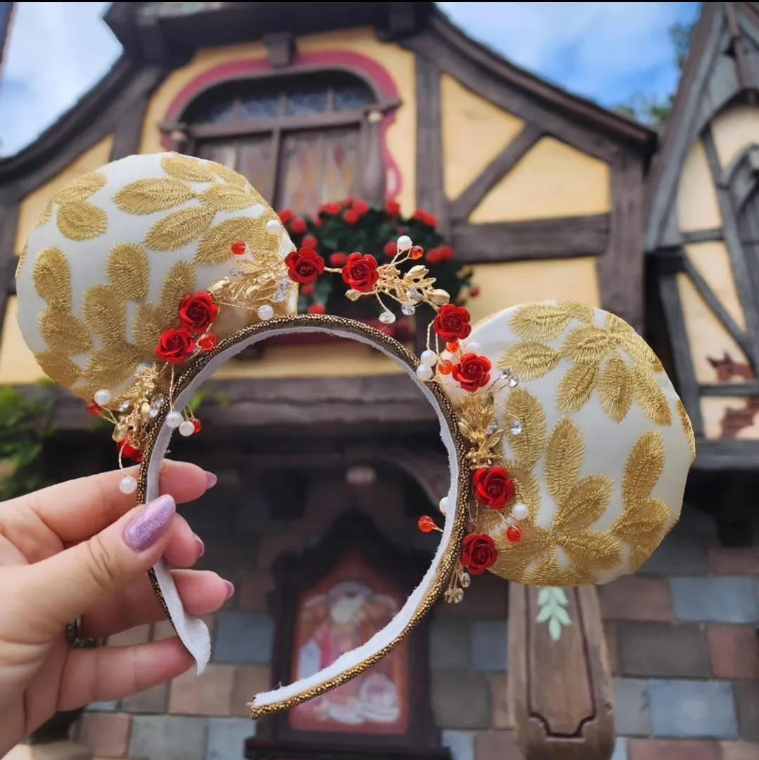 Princess Belle Crown Ears - Etsy | Etsy (US)