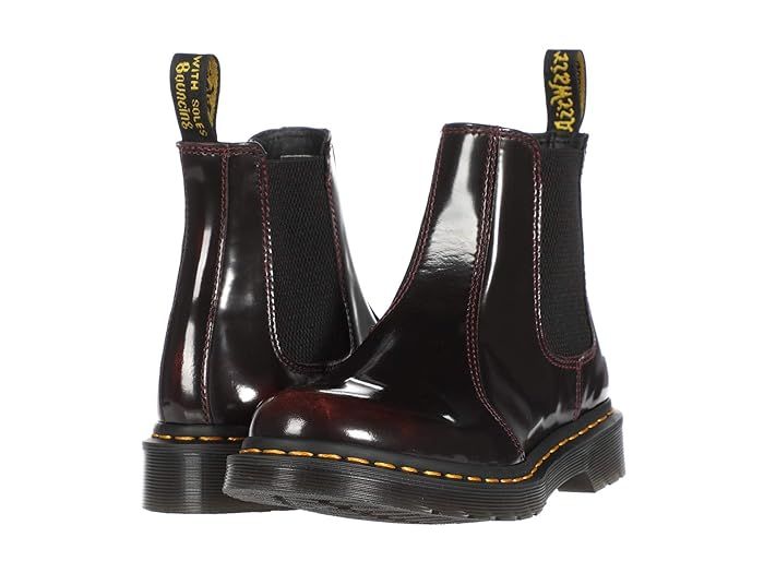 Dr. Martens 2976 Chelsea (Cherry Red) Women's Shoes | Zappos