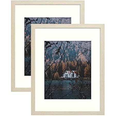 Afuly 11x14 Picture Frames 8x10 Photo Frame Wood Wall Mounted Gallery Scandi Display Gifts for Famil | Amazon (US)