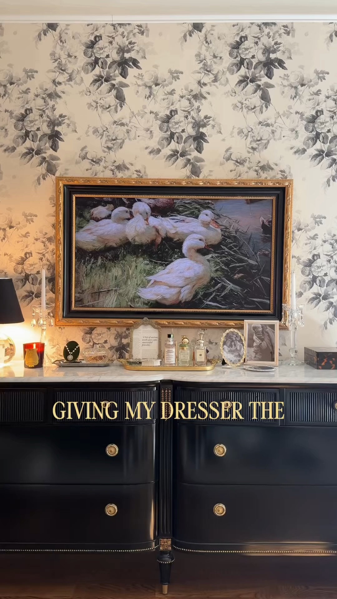 Giving my dresser the Elizabeth James treatment ✨