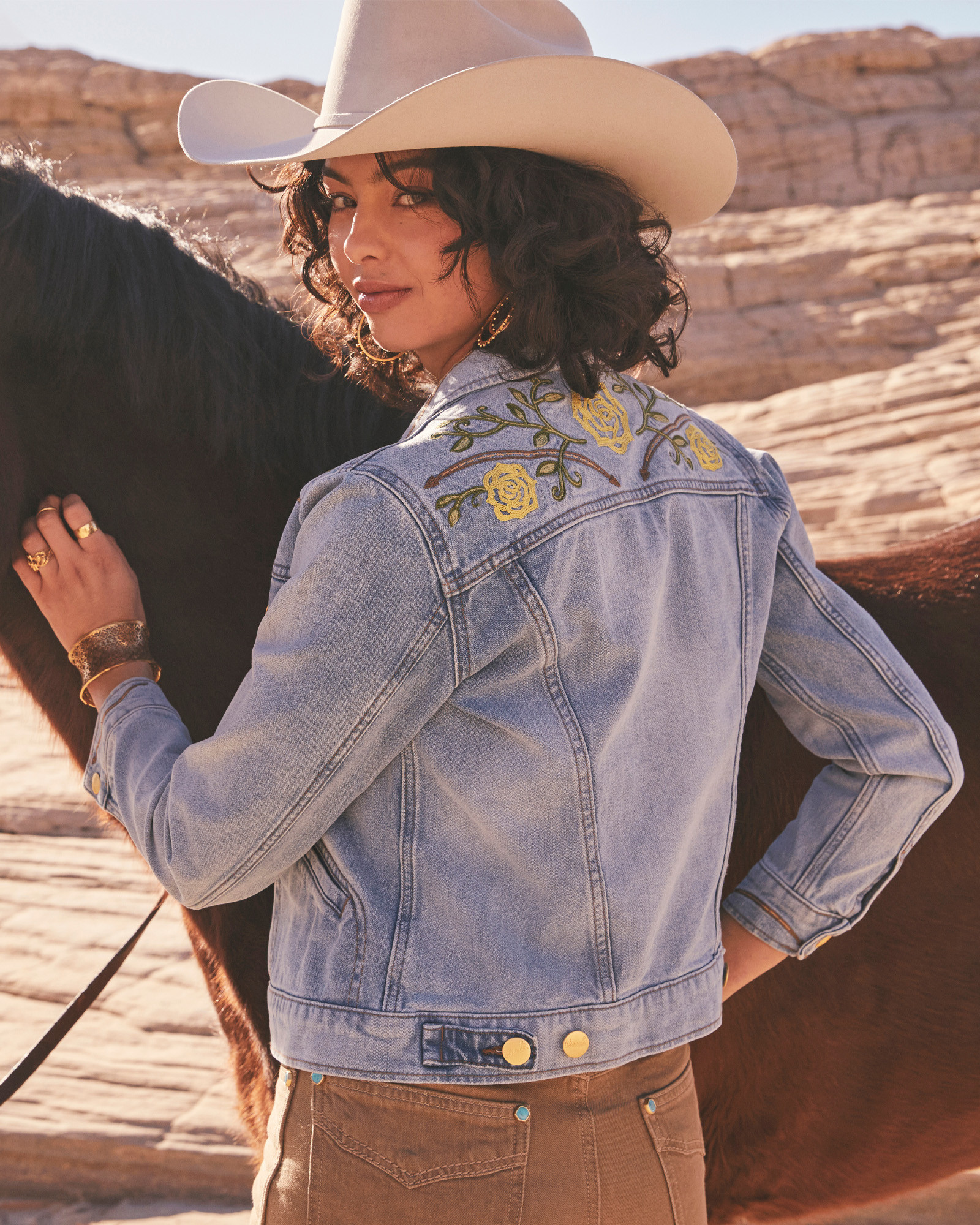 Wrangler® x Yellow Rose by Kendra Scott Trucker Jacket | Kendra Scott