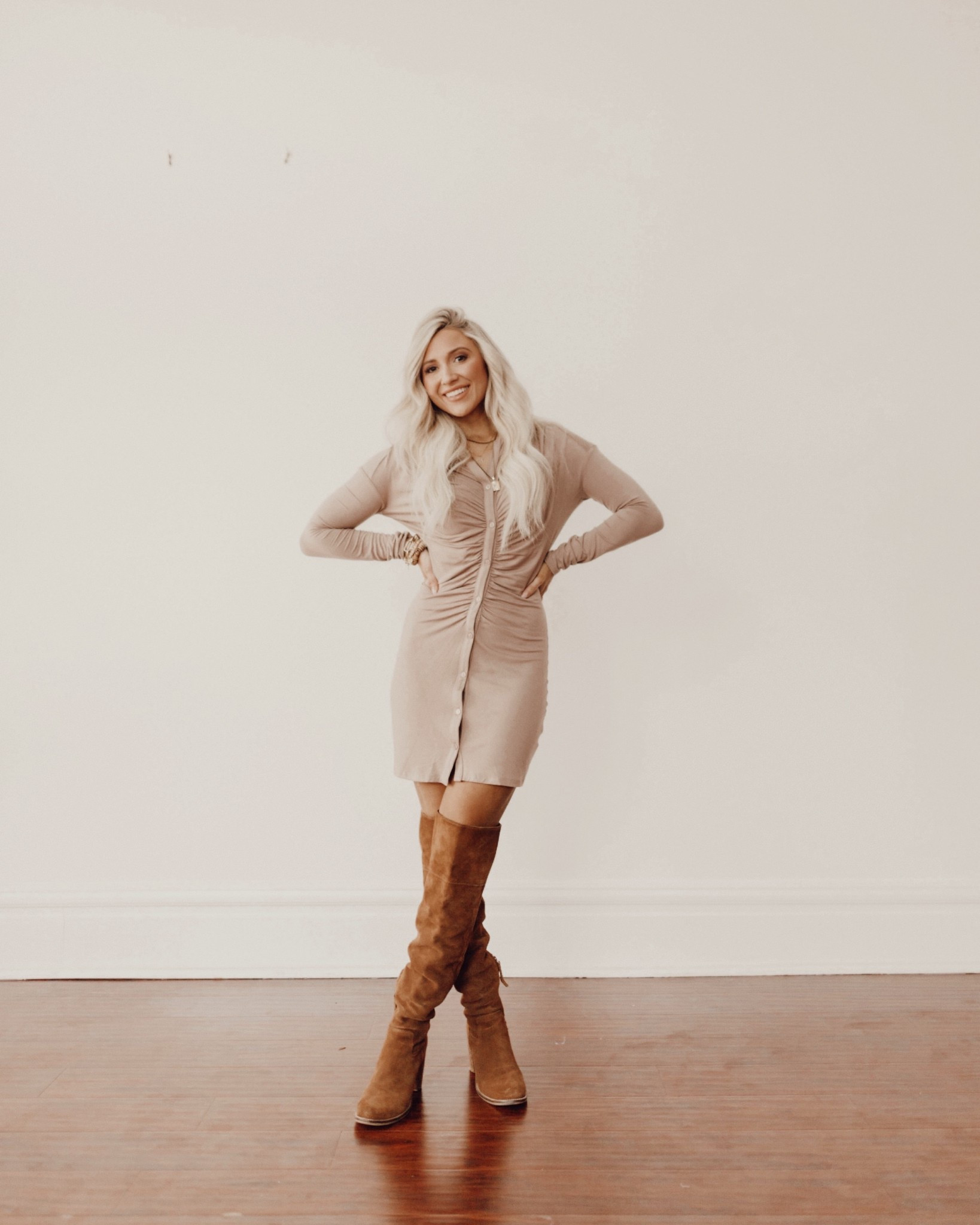 Brown suede over the knee boots 👢 

#LTKootd #LTKValentine #LTKgrwm