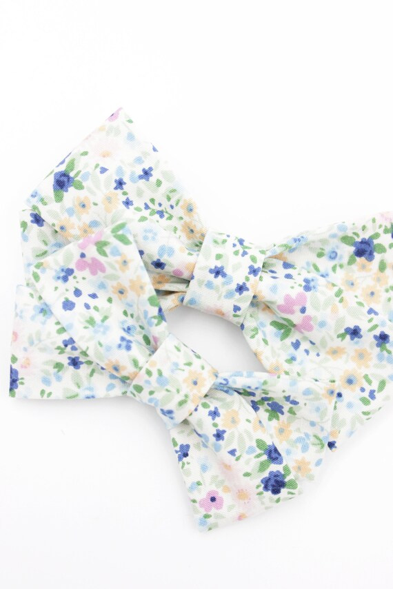 Spring Watercolor Floral, Bows Headband, Baby Girl Bows, Toddler Bows, Baby Shower Gift, Infant Bows | Etsy (US)