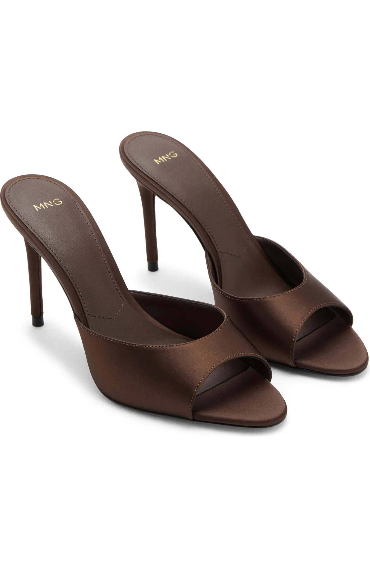 MANGO Satin Sandal (Women) | Nordstrom | Nordstrom