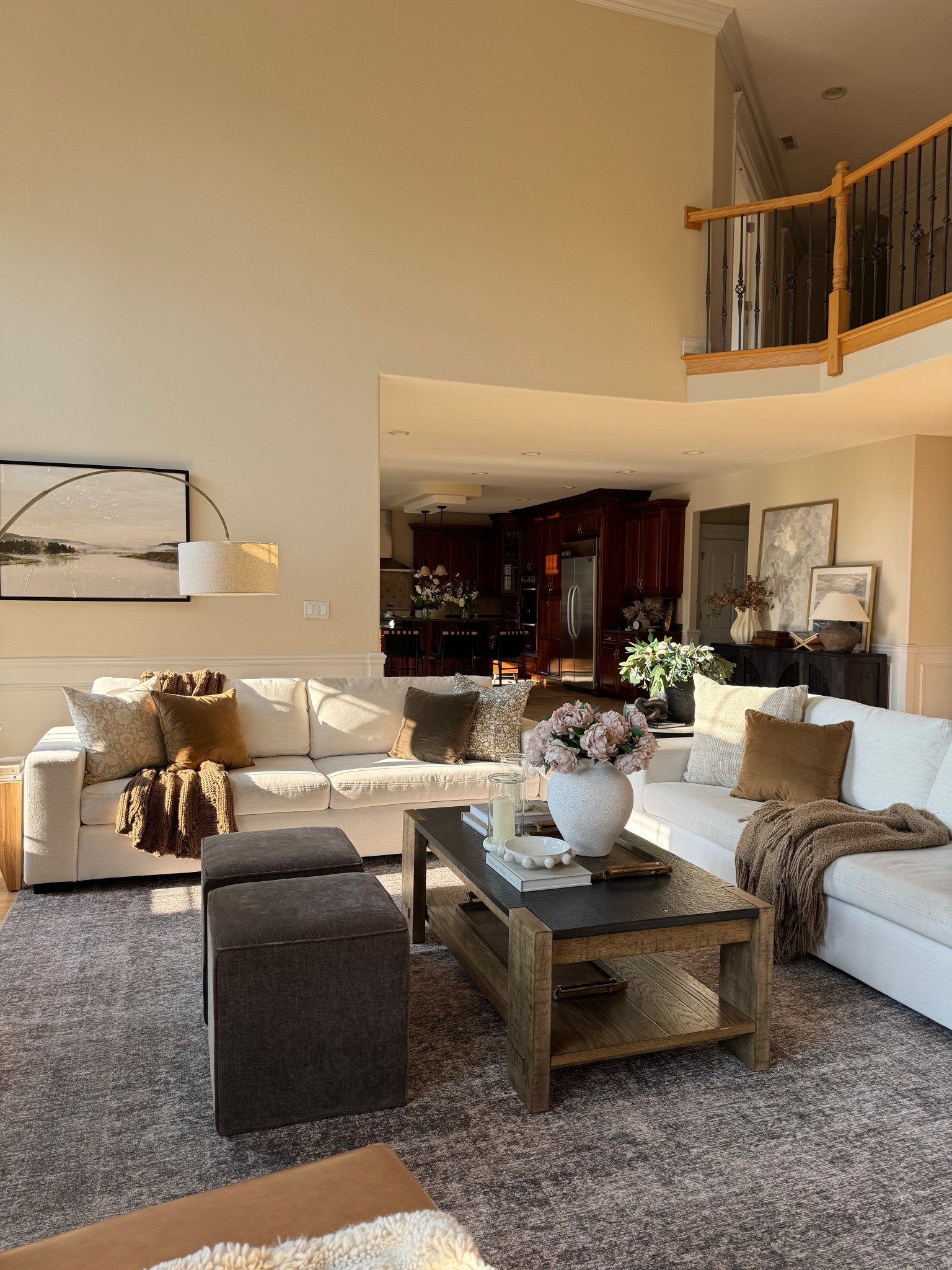 Fall vibes in our great room 🤎🍂 this color palette is my favorite! 

#fallhome #falldecor #greatroom #livingroom #amazonhome #targetstyle #coffeetable #neutralhome #cozyhome
#throwblanket 

#LTKSeasonal #LTKSaleAlert #LTKHome