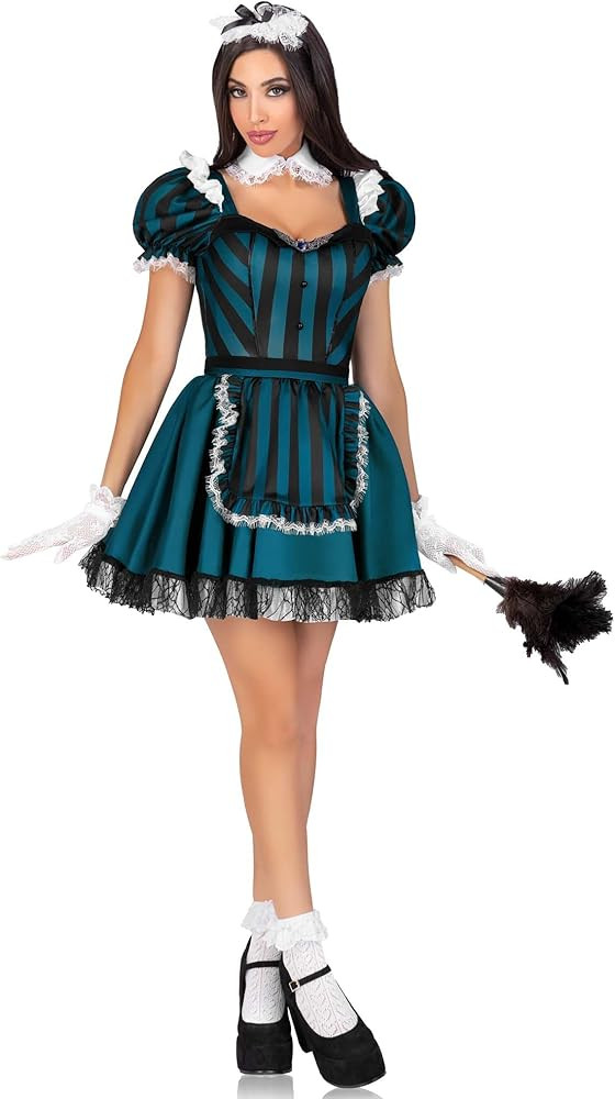 Leg Avenue Women Victorian Maid Costume With Apron | Amazon (US)
