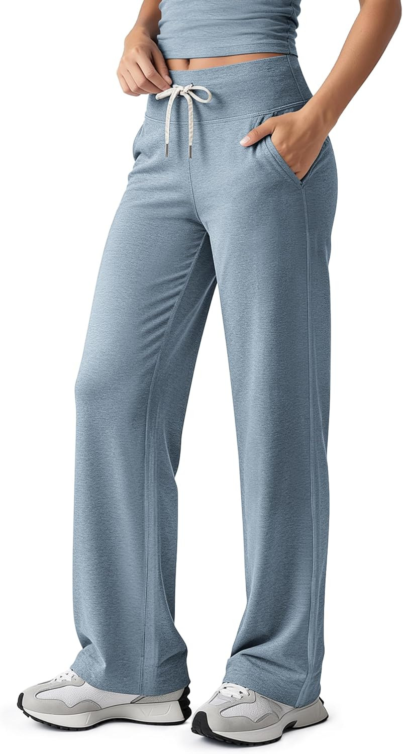 ODODOS Women's High-Rise Wide Leg Pants, Ultra Soft odSTRATUM Tech Pants | Amazon (US)