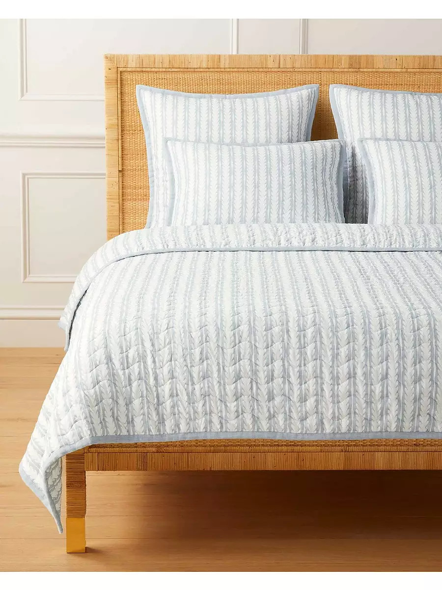 Oceana Linen Quilt | Serena and Lily
