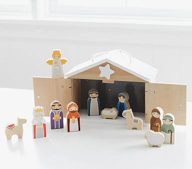 Wooden Nativity Set | Pottery Barn Kids | Pottery Barn Kids