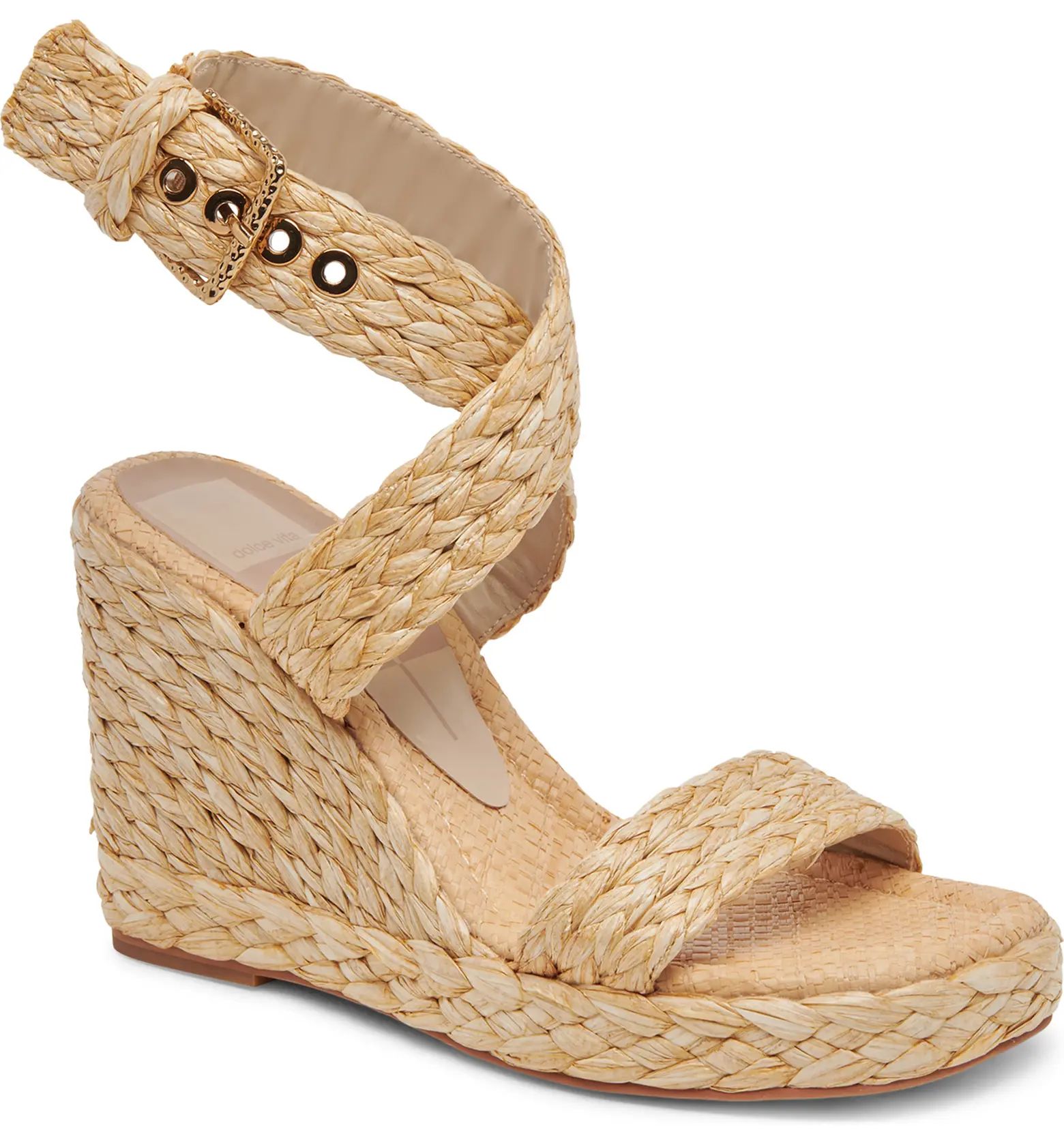 Aldona Ankle Wrap Wedge Sandal (Women) | Nordstrom