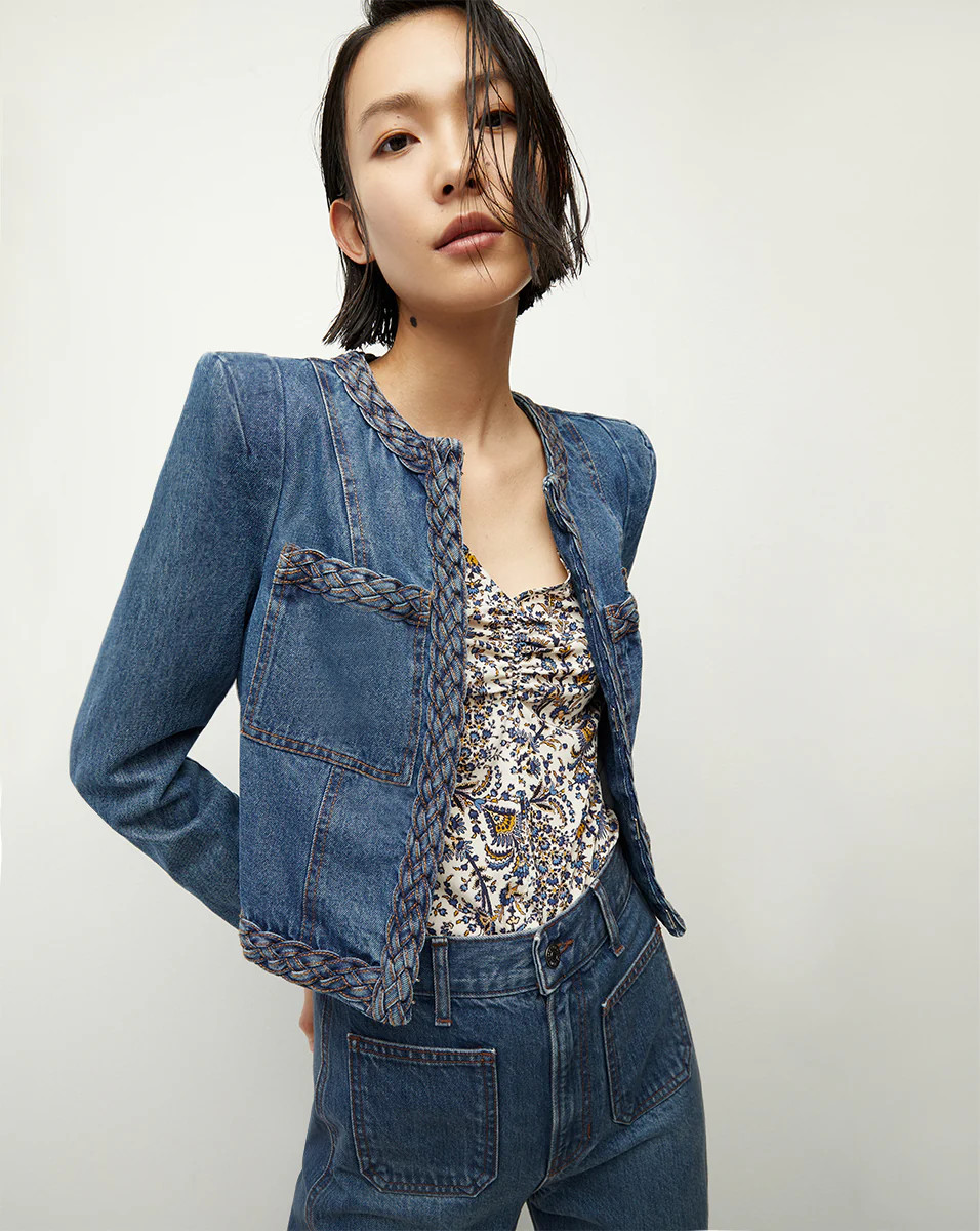 Arrowe Denim Jacket | Veronica Beard
