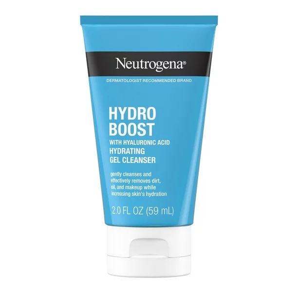 Neutrogena Hydro Boost Hyaluronic Acid Facial Cleansing Gel, 2 fl. oz | Walmart (US)