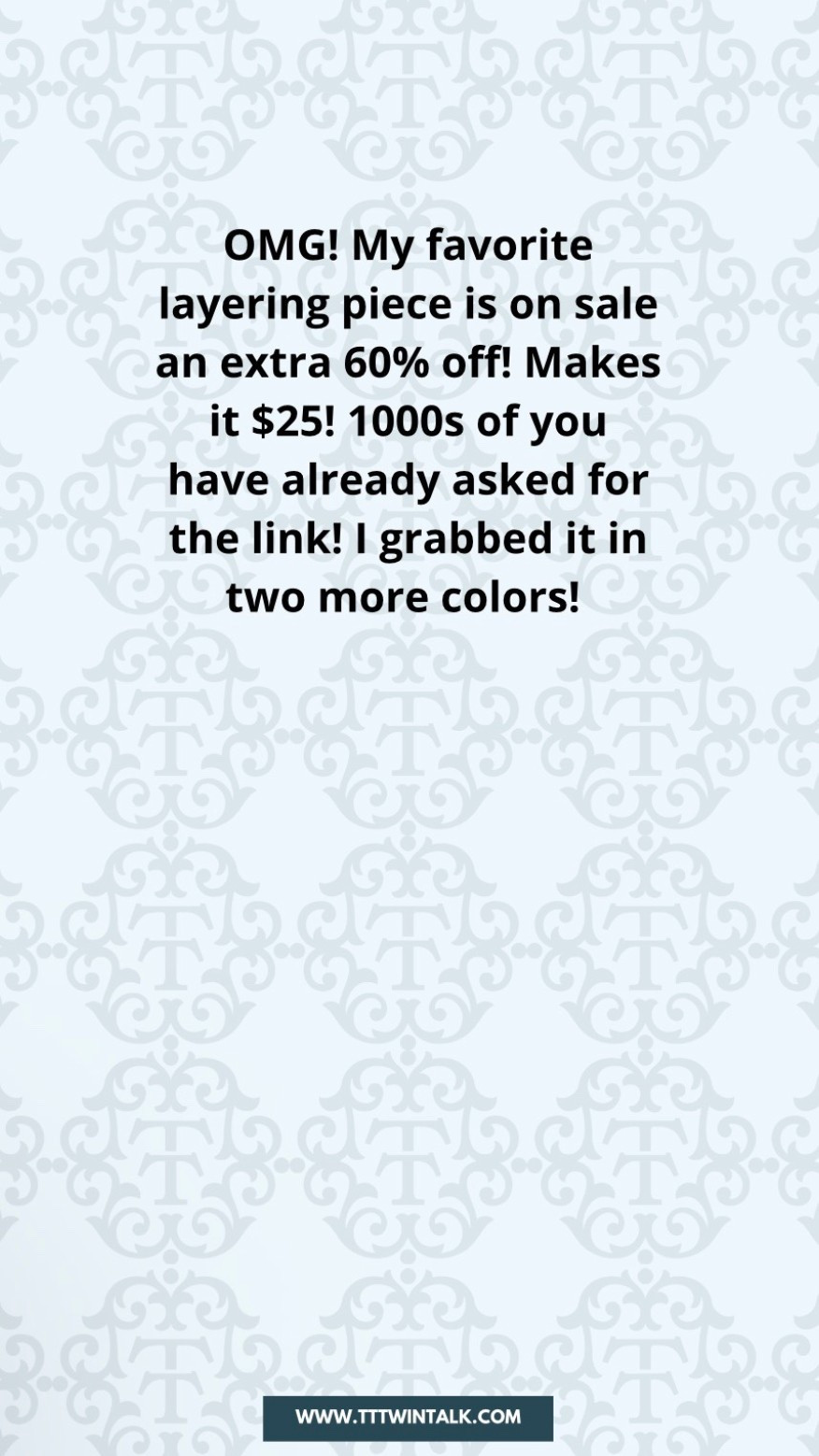 Hurry! This one is so good! It’s the lettuce trim t-neck!

And I’ve linked more basics on sale too!

#LTKSaleAlert #LTKOver40