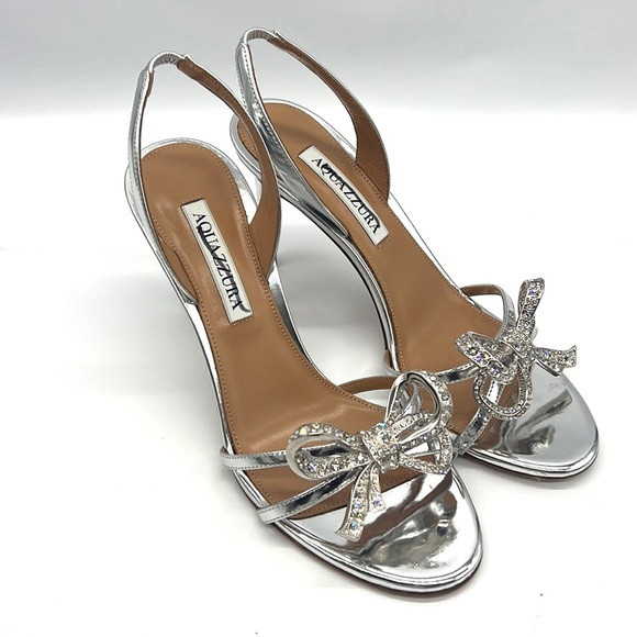 Aquazzura
Babe 85mm satin sandals | Poshmark