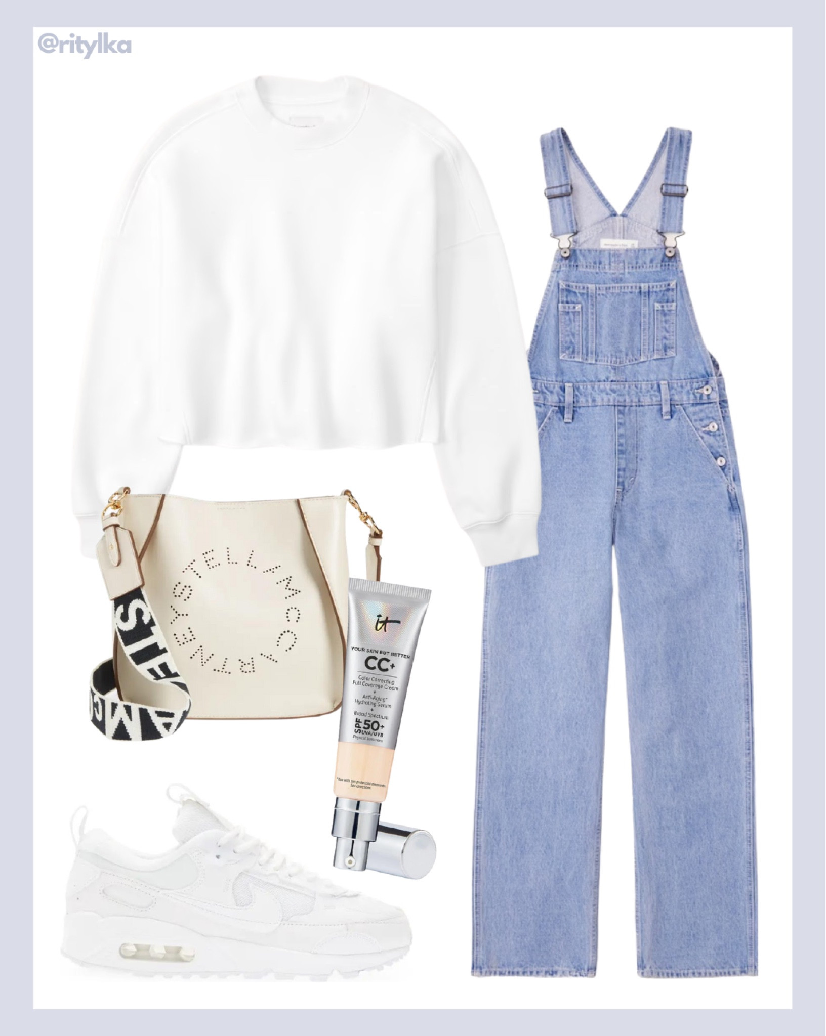 Casual outfits

Abercrombie white sweatshirt 
Denim jumpsuit 
Denim overalls 
Abercrombie blue jeans outfit 
White sneaker outfit 
Womens white sneakers 
Beige bag 

#spring2023 #springoutfits2023 #summeroutfits2023 #abercrombiejeans #abercrombiesweatshirt

#LTKstyletip #LTKunder50 #LTKbeauty