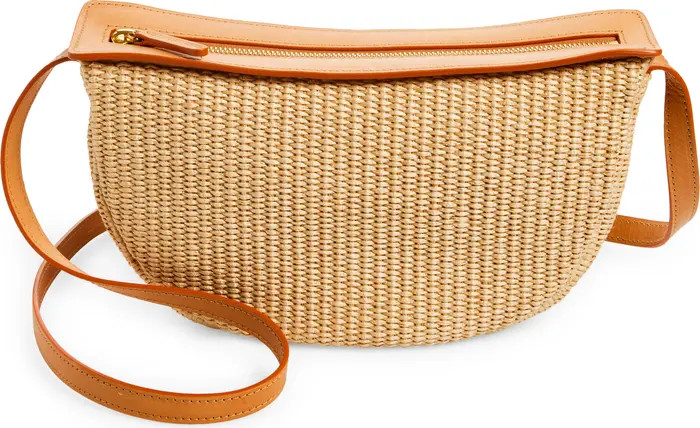 Mansur Gavriel Moon Raffia Sling Bag | Nordstrom | Nordstrom