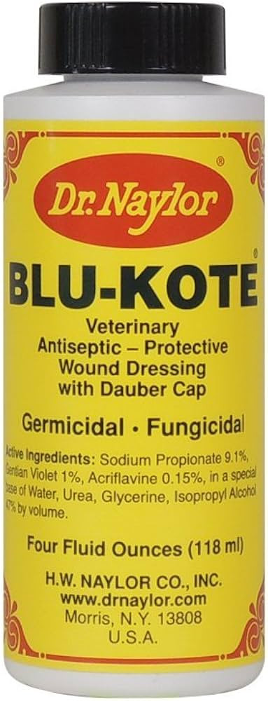 Dr. Naylor Blu-Kote Dauber (4 oz.) - Fast Drying Antiseptic Wound Dressing | Amazon (US)