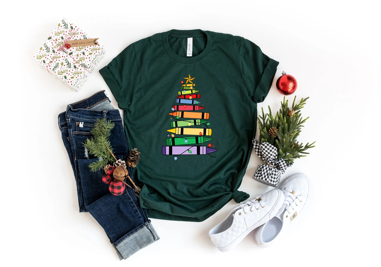 Christmas Teacher Sweatshirt Christmas Gift for Teacher - Etsy | Etsy (US)