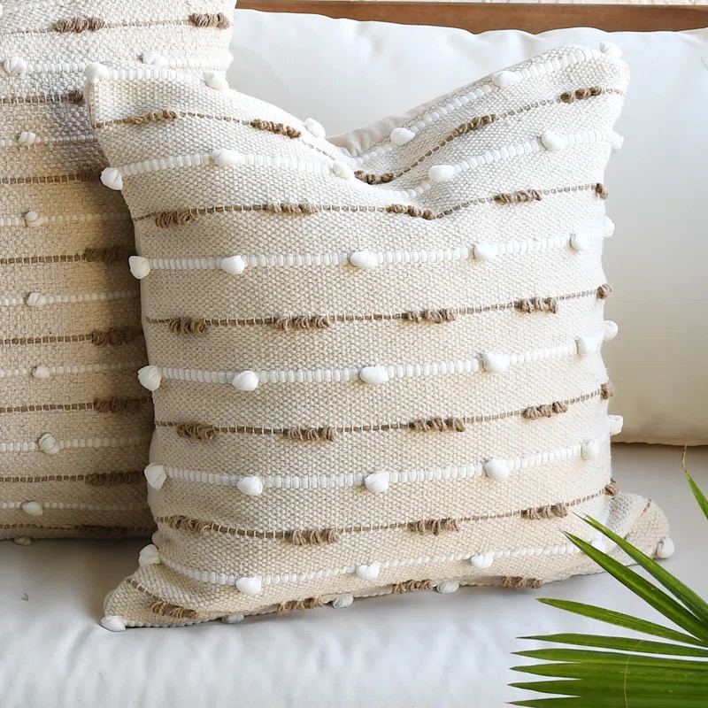 Candina Textured Cotton Pillow Cover | Wayfair North America