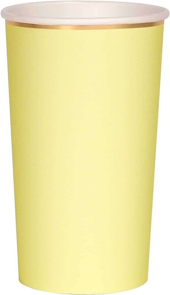 Meri Meri Pale Yellow Highball Cups | Amazon (US)