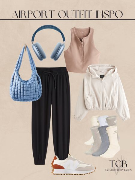 Spring weather means spring travels. Here is a comfy, easy travel look. Perfect for long car rides or the airport. 

#LTKtravel #LTKfindsunder50 #LTKSeasonal