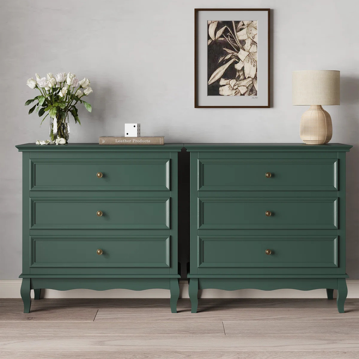 Blane 3 - Drawer Dresser Set Of 2 | Wayfair North America