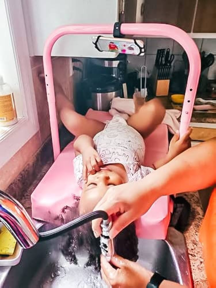 ShampooTime Shampoo Mat for Children, Toddlers, Kids with Phone Holder and Entertainment Bar| Hai... | Amazon (US)