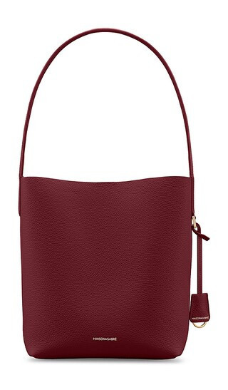 MAISON de SABRÃ Bucket Soft Tote in Burgundy. | Revolve Clothing (Global)